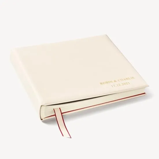 14inch Wedding Photo Album Ivory Pebble Women Aspinal Of London Albums