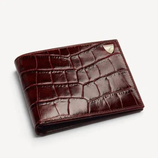 8 Card Billfold Wallet Deep Shine Amazon Brown Croc Men Aspinal Of London Billfold Wallets 8 Card Billfold Wallet Deep Shine Amazon Brown Croc Men Aspinal Of London Billfold Wallets