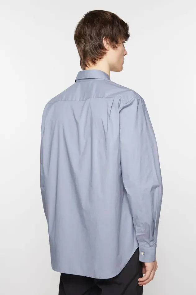 Acne Studios Buttonup Shirt Dusty Blue Men Shirts