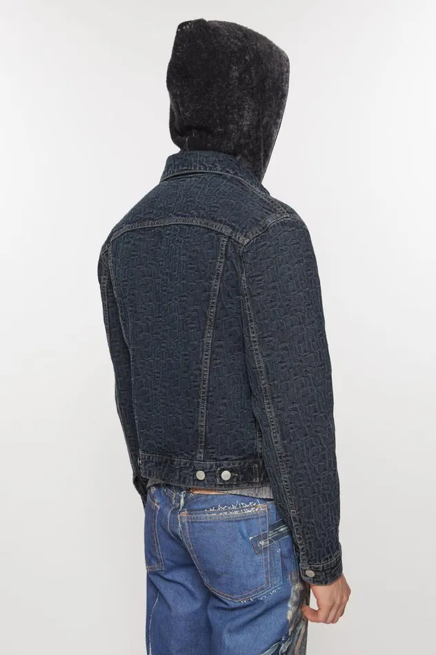 Acne Studios Denim Jacket 8211 Regular Cropped Fit Blueblack Men Outerwear