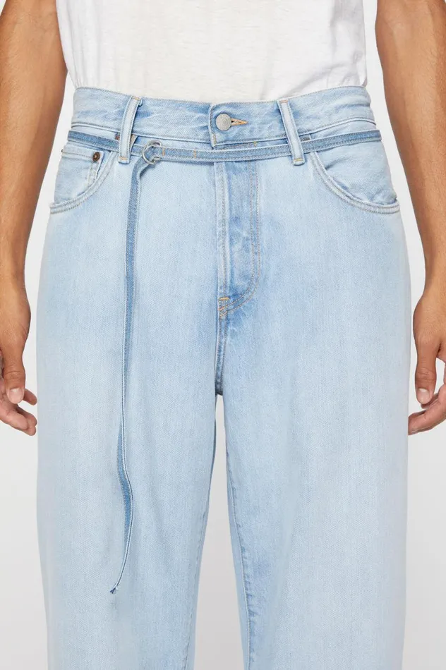 Acne Studios Loose Fit Jeans 8211 1991 Toj Light Blue Men Jeans