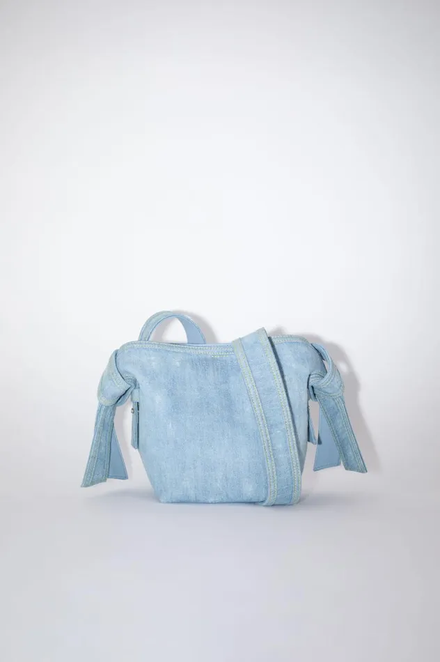 Acne Studios Musubi Mini Shoulder Bag Light Blue Women Bags