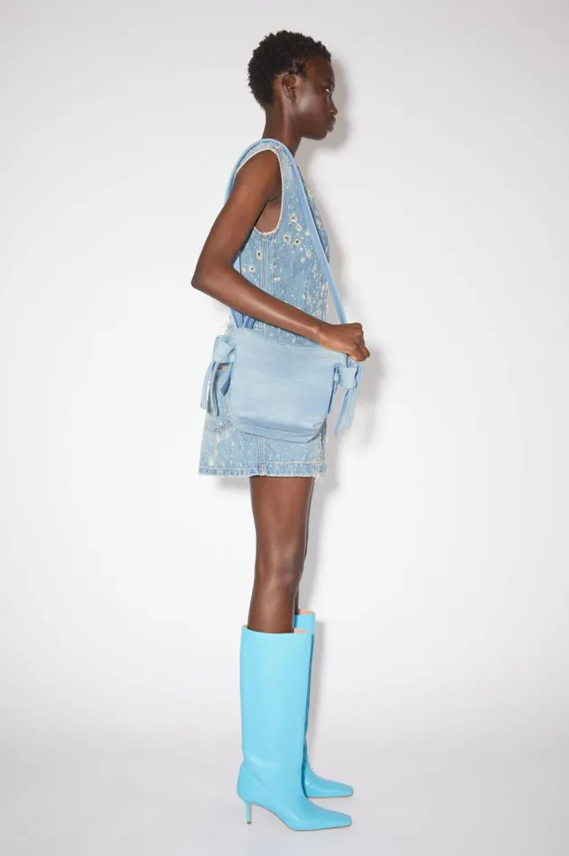 Acne Studios Musubi Mini Shoulder Bag Light Blue Women Bags