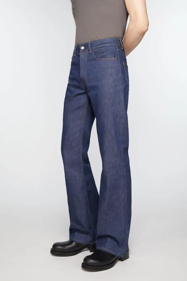 Acne Studios Regular Fit Jeans 8211 1992 Indigo Blue Men Jeans
