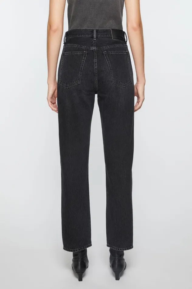 Acne Studios Regular Fit Jeans 8211 Mece Black Women Jeans