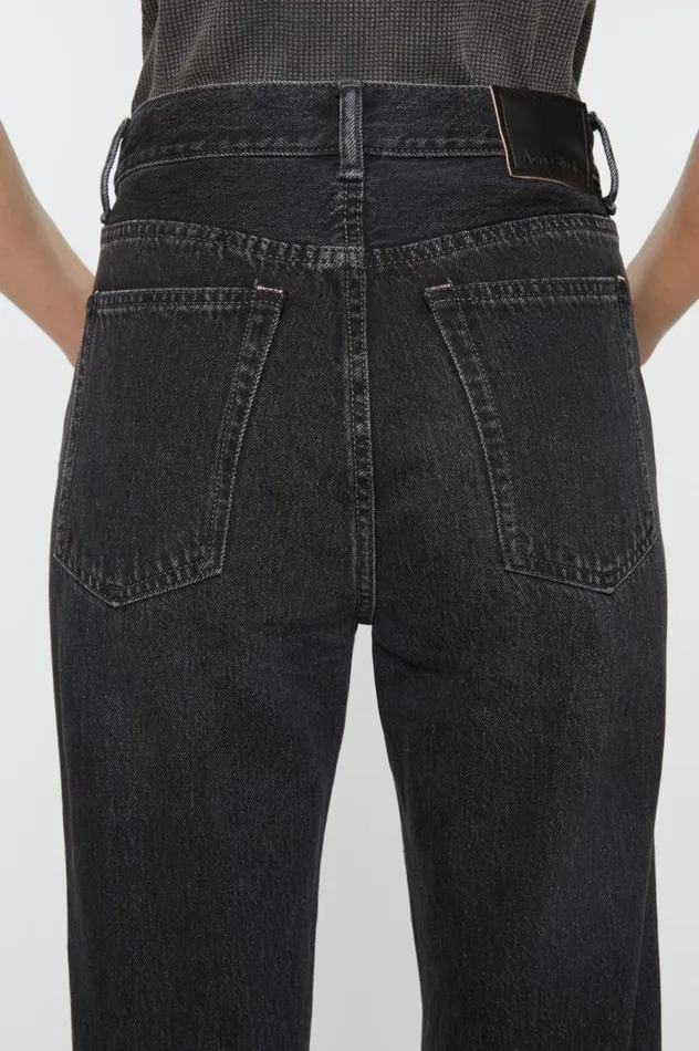 Acne Studios Regular Fit Jeans 8211 Mece Black Women Jeans