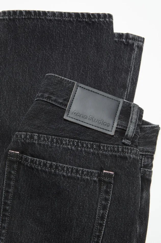 Acne Studios Regular Fit Jeans 8211 Mece Black Women Jeans