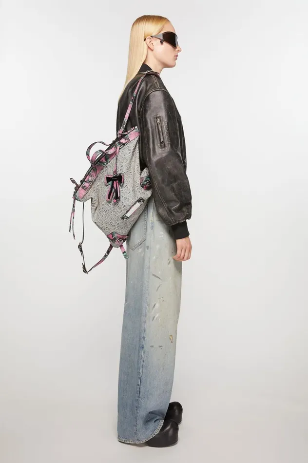 Acne Studios Tote Bag Light Bluepink Men Bags