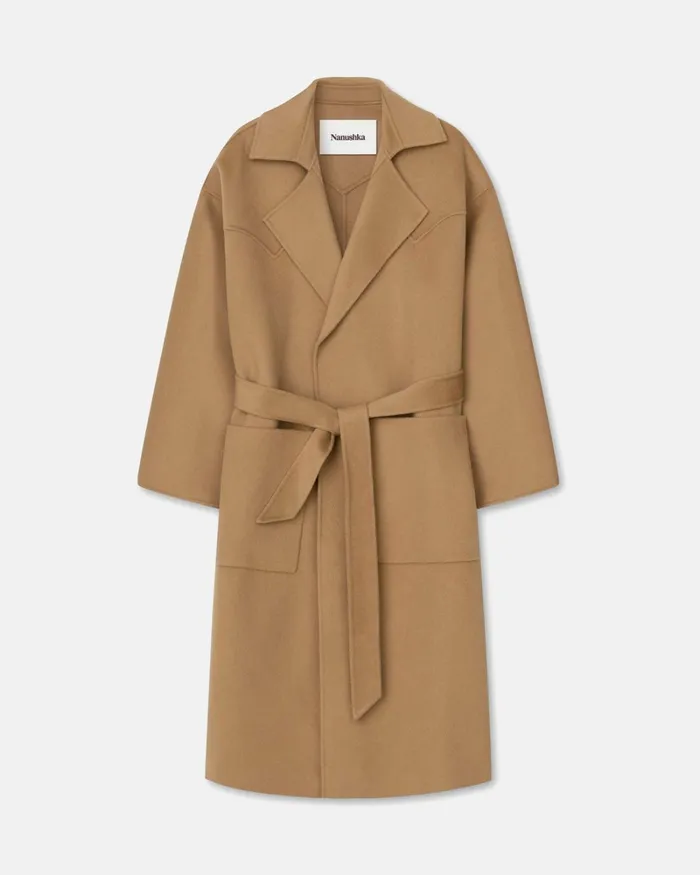 Alamo Camel Women Nanushka Outerwear Alamo Camel Women Nanushka Outerwear
