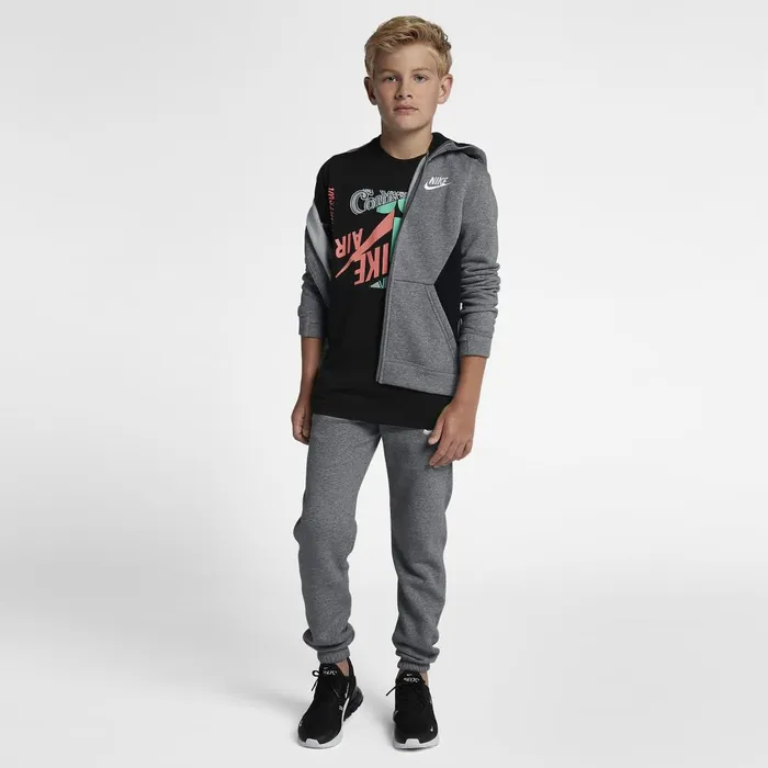 All Clothing Kids Nike Sportswear Carbon Heatherblackwhite