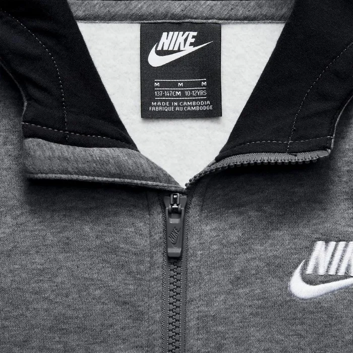 All Clothing Kids Nike Sportswear Carbon Heatherblackwhite