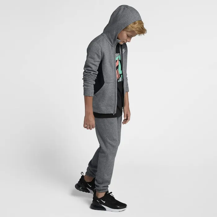 All Clothing Kids Nike Sportswear Carbon Heatherblackwhite