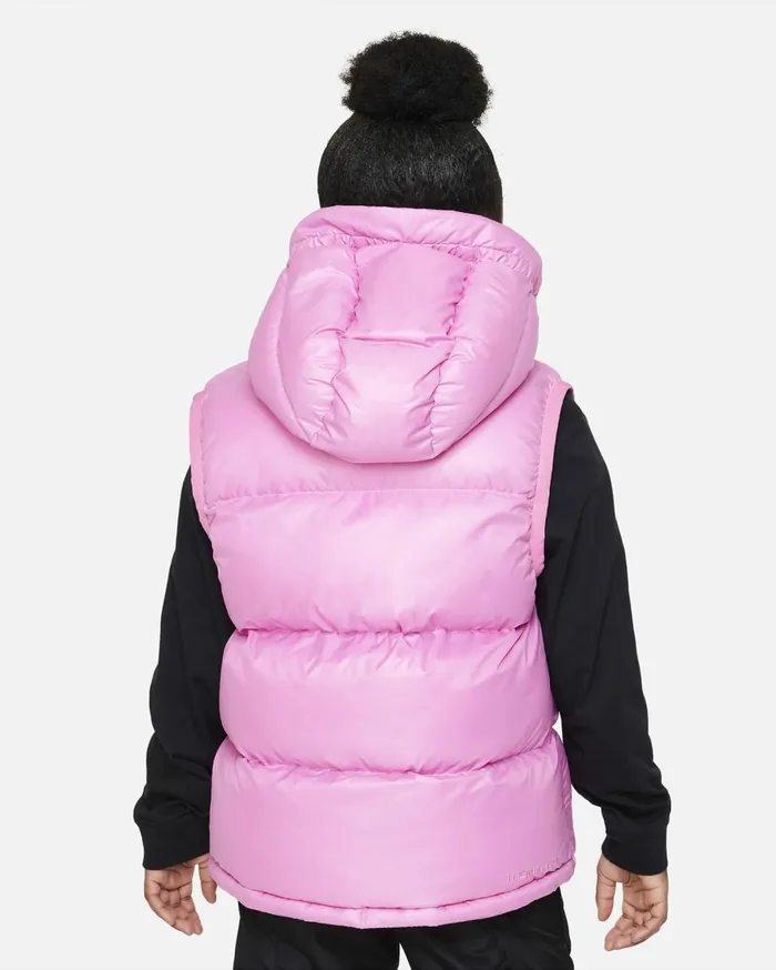 All Clothing Kids Nike Sportswear Heavyweight Synthetic Fill EasyOn Playful Pinkamber Brownpinksicle