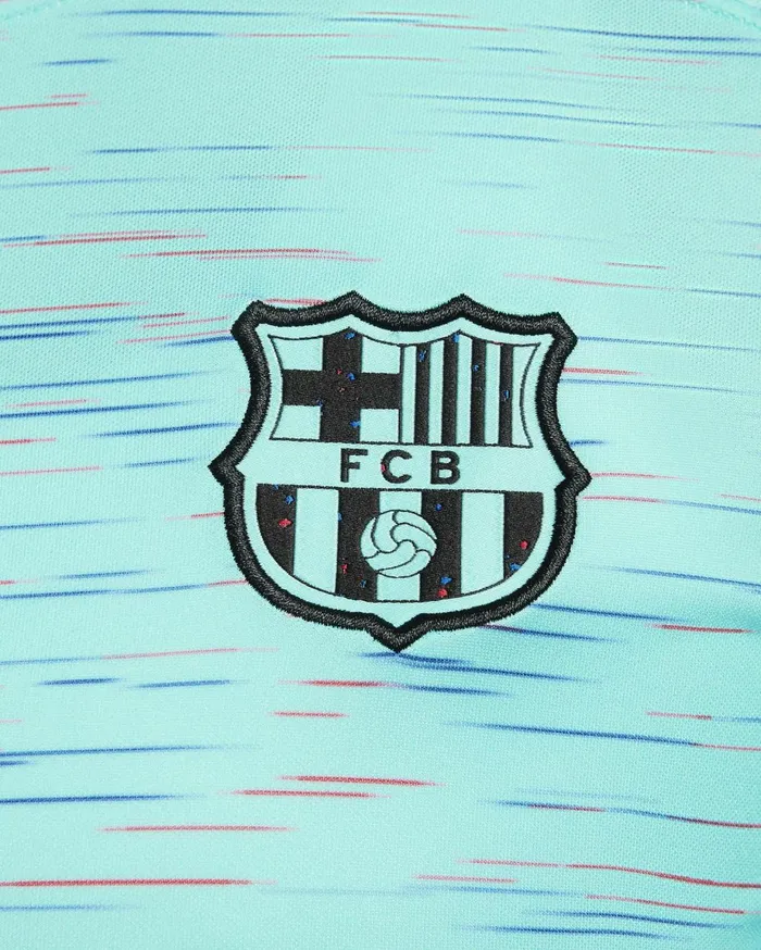 All Clothing Women Nike FC Barcelona 202324 Stadium Third Light Aquaroyal Blueuniversity Redblack