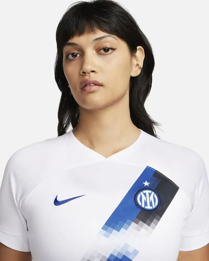 All Clothing Women Nike Inter Milan 202324 Stadium Away Whitelyon Blue