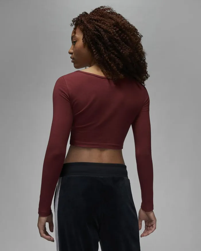 All Clothing Women Nike Jordan Flight Cherrywood Redwhite