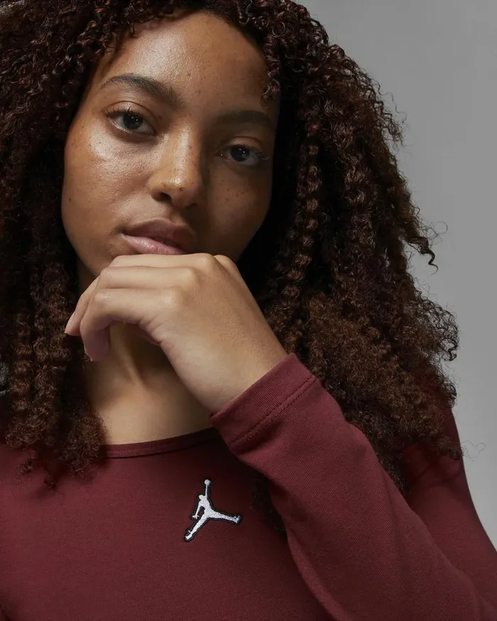 All Clothing Women Nike Jordan Flight Cherrywood Redwhite