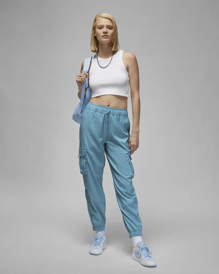 All Clothing Women Nike Jordan Sport Tunnel Ceruleanoil Greenblack