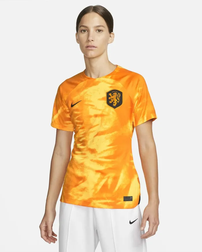 All Clothing Women Nike Netherlands 202223 Stadium Home Laser Orangeblack