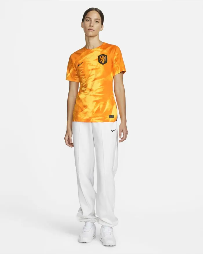All Clothing Women Nike Netherlands 202223 Stadium Home Laser Orangeblack