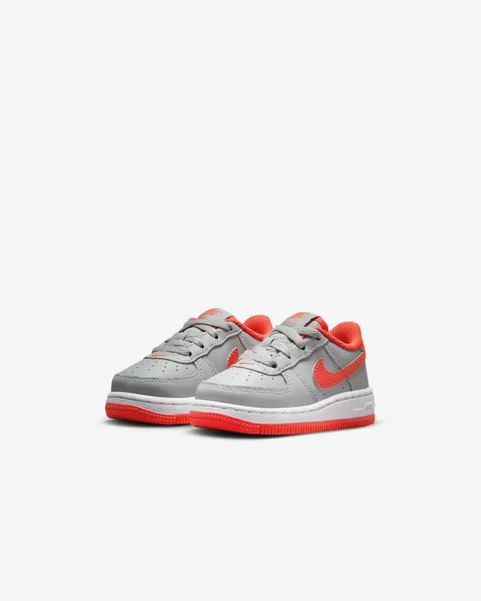 All Shoes Kids Nike Force 1 Light Smoke Greywhitebright Crimson