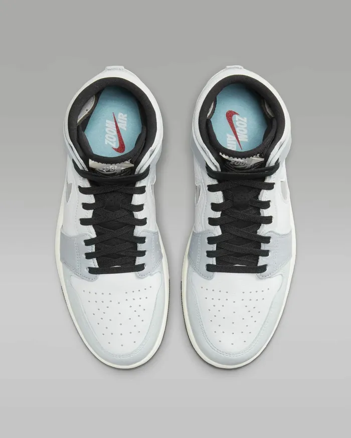 All Shoes Women Nike Air Jordan 1 Zoom Air CMFT 2 Whitephoton Dustwolf Greymetallic Silver