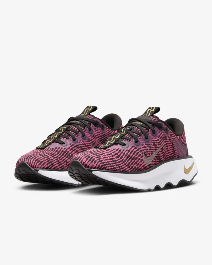 All Shoes Women Nike Motiva Blackmetallic Goldwhitefireberry