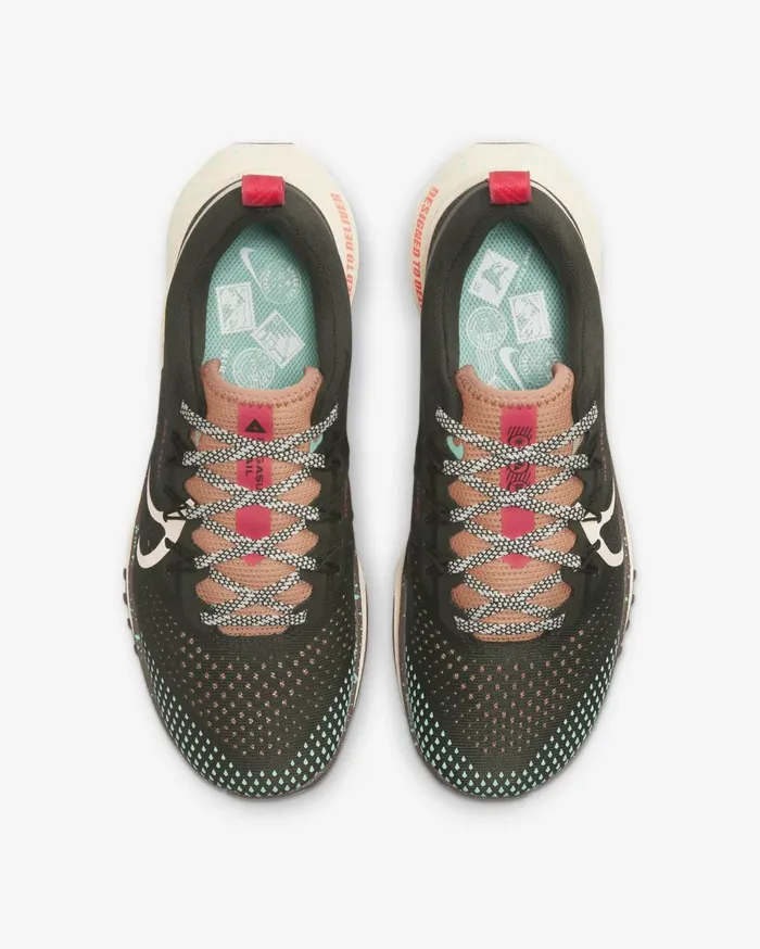 All Shoes Women Nike Pegasus Trail 4 Sequoiaamber Brownemerald Riseguava Ice