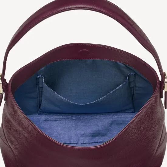 Aspinal Hobo Bag Burgundy Pebble Women Aspinal Of London Tote
