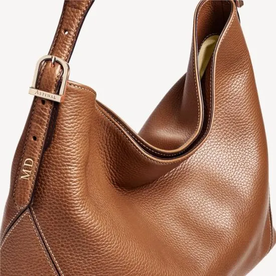 Aspinal Hobo Bag Tan Pebble Women Aspinal Of London Tote