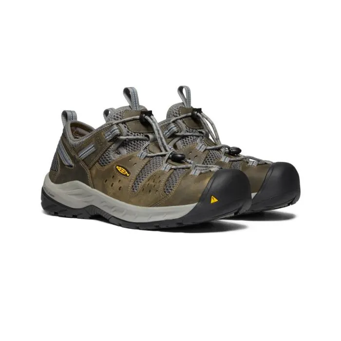 Atlanta Cool II ESD Steel Toe GargoyleMidnight Navy Men KEEN Work Boots and Shoes