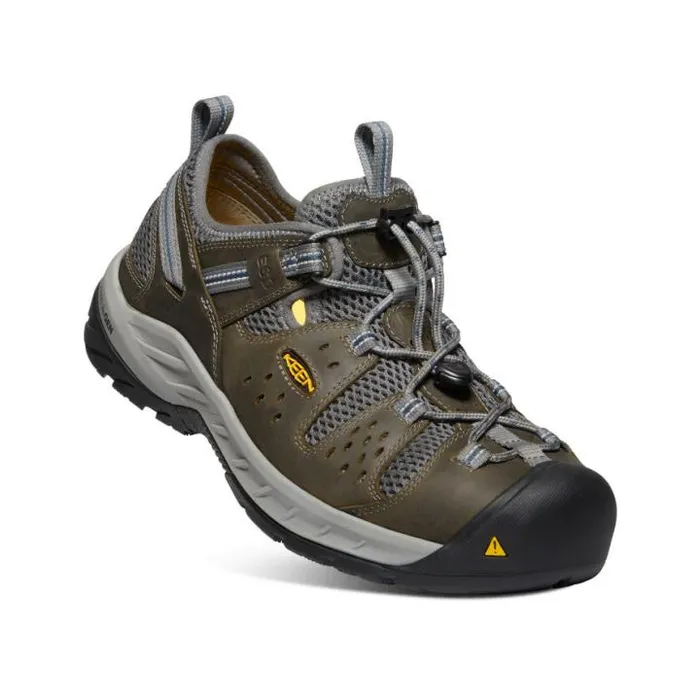 Atlanta Cool II ESD Steel Toe GargoyleMidnight Navy Men KEEN Work Boots and Shoes