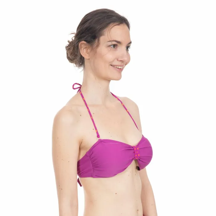 Aubrey Halterneck Bikini Top Purple Orchid Women Trespass Swimwear