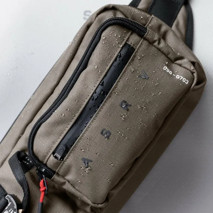 Bags Men ASRV Cordura Tech Crossbody Pack Deep Taupe