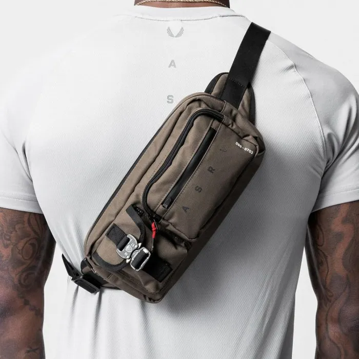 Bags Men ASRV Cordura Tech Crossbody Pack Deep Taupe