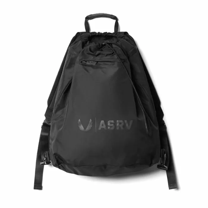Bags Men ASRV Waterproof Rec Drawstring Backpack Blackblack