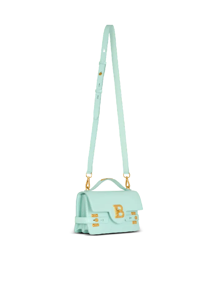 Balmain Handbags Women BBuzz Shoulder 24 Calfskin Bag Blue