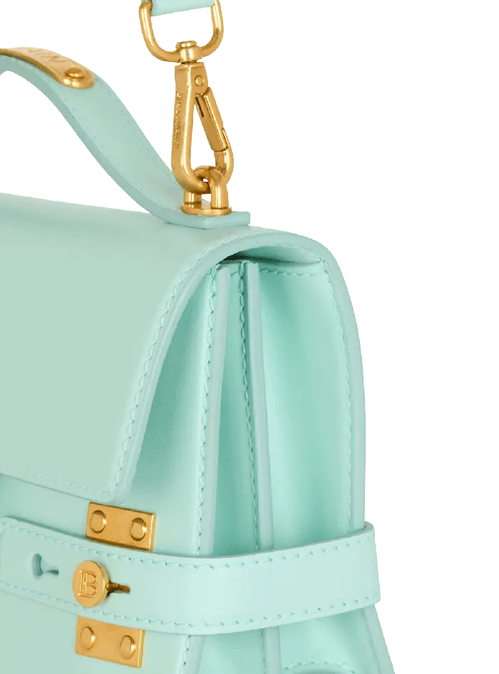Balmain Handbags Women BBuzz Shoulder 24 Calfskin Bag Blue