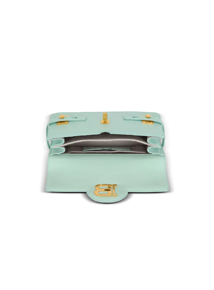 Balmain Handbags Women BBuzz Shoulder 24 Calfskin Bag Blue