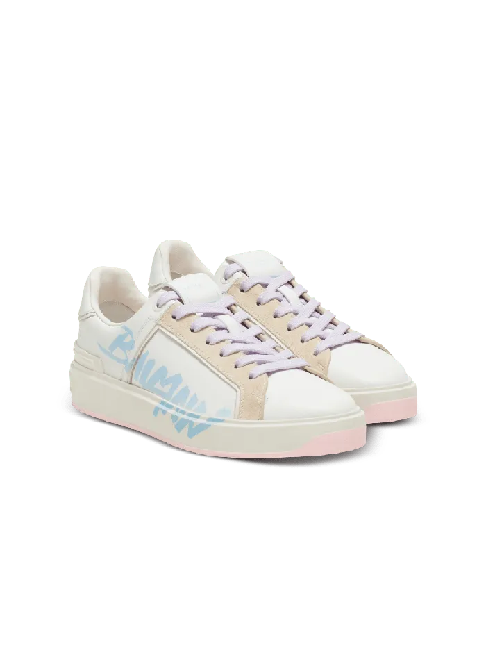 Balmain Sneakers Women BCourt Leather Sneakers White