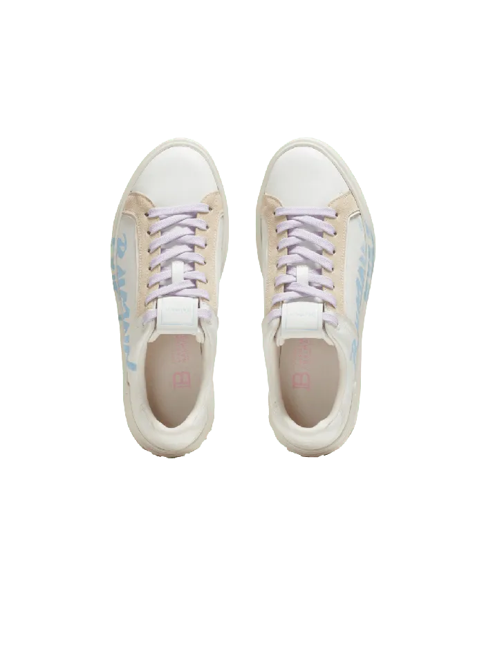 Balmain Sneakers Women BCourt Leather Sneakers White