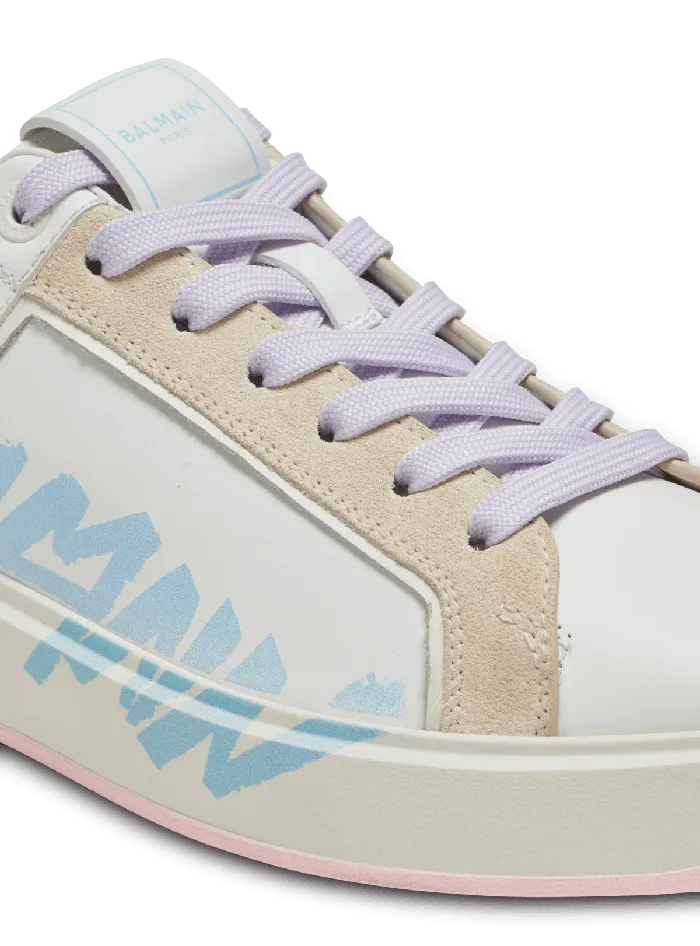 Balmain Sneakers Women BCourt Leather Sneakers White