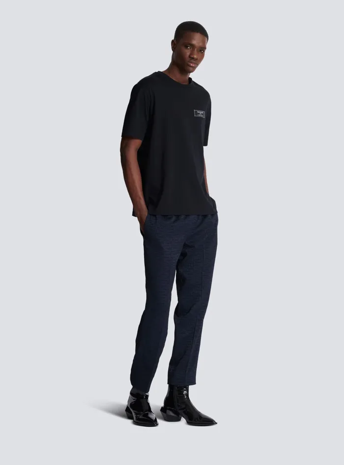 Balmain TShirts Men Pierre Shortsleeved Tshirt Black