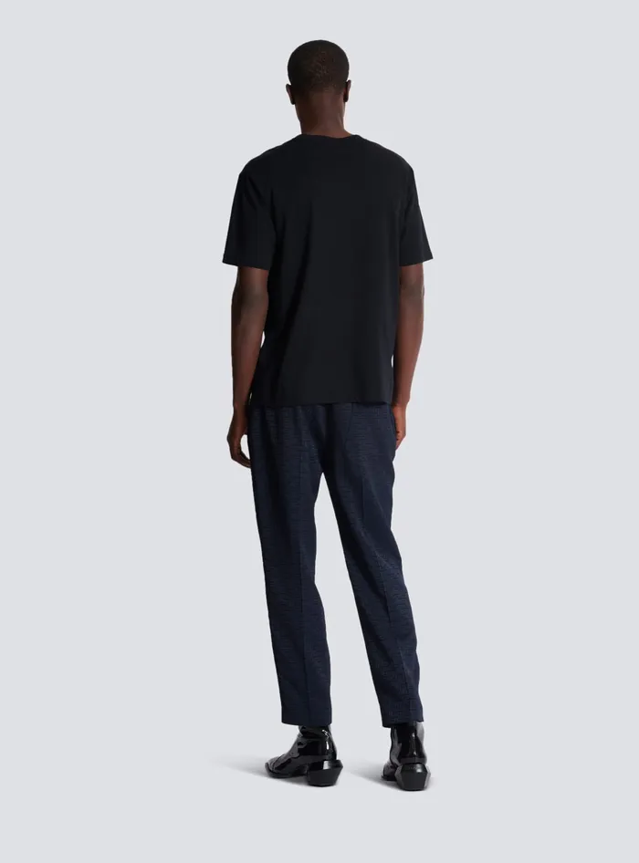 Balmain TShirts Men Pierre Shortsleeved Tshirt Black