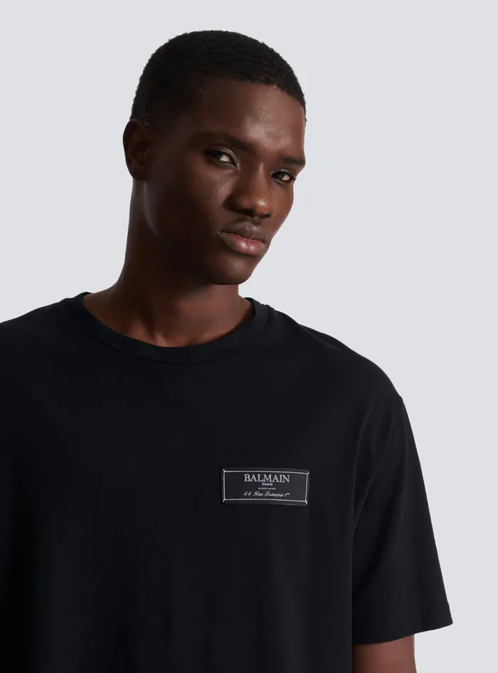 Balmain TShirts Men Pierre Shortsleeved Tshirt Black