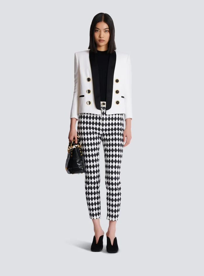 Balmain Tops And Shirts Women Ribbed Knit Top Black