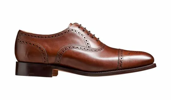 Barker Shoes Mirfield 8211 Dark Walnut Calf Oxford Dark Walnut Calf Oxford Mens