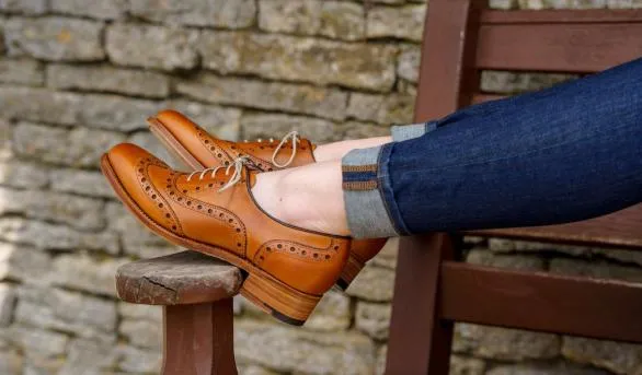 Barker Shoes Sloane 8211 Cedar Calf Brogue Cedar Calf Brogue Womens Barker Shoes Sloane 8211 Cedar Calf Brogue Cedar Calf Brogue Womens