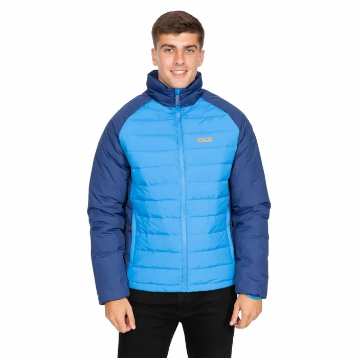 Benko DLX Down Jacket Vibrant Blue Men Trespass Ski Jackets