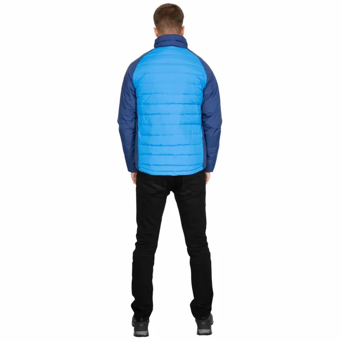 Benko DLX Down Jacket Vibrant Blue Men Trespass Ski Jackets